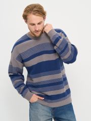 Джемпер мужской 5242-12400 титаниум/индиго VAY