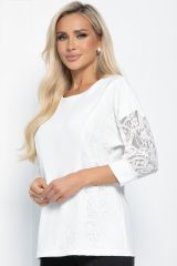 Б11272 Джемпер LADY TAIGA Молочный