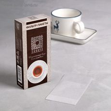 2926906 Набор фильтр-пакетов для заваривания чая, размер 8,5 х 6,5 х 4,5 см, 100 шт