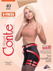 X-PRESS 40 Conte elegant Колготки Mocca;Bronz;Grafit;Nero;Natural;Shade
