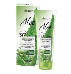 027526  Vitex ALOE 97%. Осветляющий алоэ-крем для лица «Энергия сияния. Антиоксидантная защита», 50 мл
