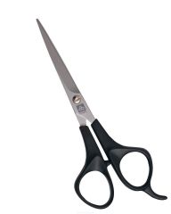Dewal Парикмахерские ножницы прямые с микронасечками / Easy Step 9612SV-5,5, черный