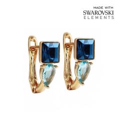 Серьги с кристаллами Swarovski