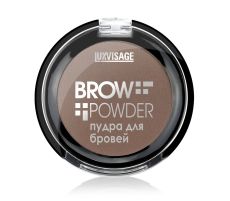 027496 Luxvisage. Пудра для бровей BROW POWDER тон 2 (warm taupe)