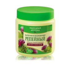 00002527 Iris НАРОДНАЯ АПТЕКА. Бальзам-кондиционер Репейный для всех типов волос, 500 мл