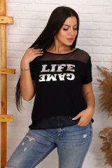 427402 Натали Футболка черный