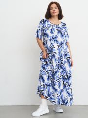 платье СитиМакс (белый/гжель) белый/гжель