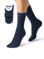 MINI INVERNO 3301,WO+PC Minimi Носки Blu Melange (Синий)