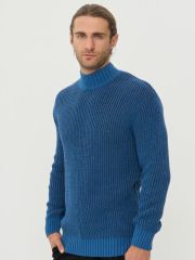 Свитер мужской 7232-15037 св.деним/антрацит BE YOU