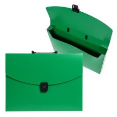 6926758 Папка-портфель А4 Calligrata, 1 отделение, 700 мкм, до 300 листов, зелёная