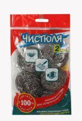 Губка металл 6шт KH-3026 Чистюля