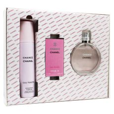 Подарочный набор C Chance Eau Tendre For Women (парфюм+дезодорант+масло) edp 100+150+7 ml