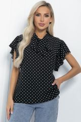 Б11494 Блуза LADY TAIGA Черная