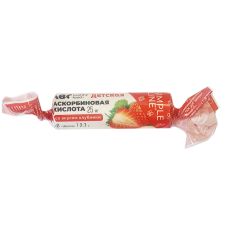 Аскорбиновая кислота АВС Healthy Food со вкусом клубники 10 таблеток 25 g