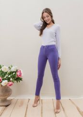 CON-38V Conte elegant Джинсы Royal violet