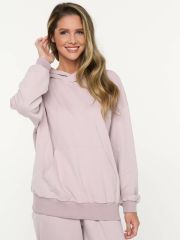 Толстовка (Худи) женская 7222-30056/2 ДФ107/К107 туман/туман BE YOU