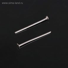 1353659 Штифт "Гвоздик" СМ-1097, 2 см, упаковка 100 гр, цвет серебро