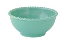 Салатник, 16 см, 750 мл, фарфор P, зелено-голубой, Бусины, Tiffany, 62491