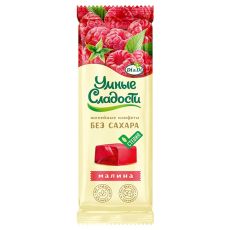 Конфеты «Умные Сладости» желейные без сахара со вкусом Малины 90г (10шт/кор)