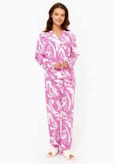 0120298978 фиолетовый Комплект жен. (блузка и брюки) Kayri Sensera