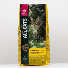 873557 Сухой корм All cats для взрослых кошек, 13 кг