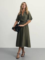 ZR2505022903-17 платье женское темно-зеленый ZARINA