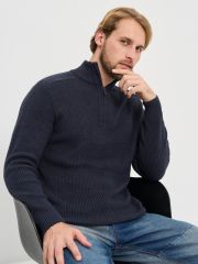 Свитер мужской 9242-99026 т.джинс NEWVAY