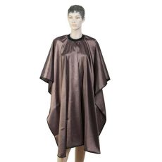Dewal Пеньюар для стрижки «Глянец» AA04Brown, 128 х 146 см, коричневый