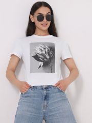 457900 Апрель Футболка белый