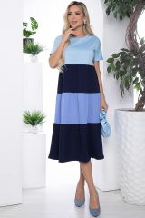 П10029 Платье LADY TAIGA Голубое