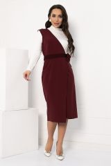 504299 LT Collection Сарафан винный