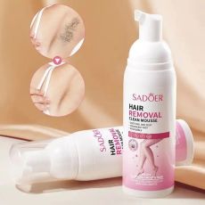 SADOER Мусс для депиляции Hair Removal Clean Mousse 100 мл Арт.: 2471 Профессиональный мусс бережно очищает кожу деликатных и чувствительных зон. Используется для атравматичной депиляции сахарной паст