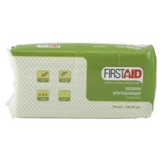 Пеленки FirstAid медицинские впитывающие 60х90 см - 10 шт
