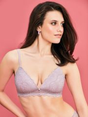 MNM LACE 2181 Бюстгальтер Триангл бескостный Minimi Бюстгальтер Rosa Antico (Розовый)