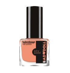 Belor Design. Лак для ногтей Bad Doll GRAZY NEON тон 308 оранжевый