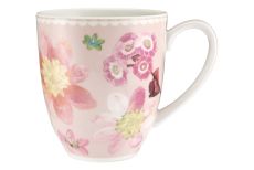 Кружка, 375 мл, фарфор P, розовая, Примула, Primula, 63004