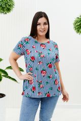 431893 Натали Футболка розы