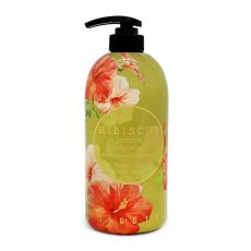 Jigott Парфюмированный гель для душа с экстрактом гибискуса / Hibiscus Perfume Body Wash, 750 мл