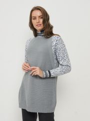 Туника женская 5222-41049 стальной/серо-джинсовый/т.джинс VAY