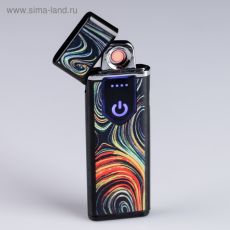 4622690 Зажигалка электронная для курения usb «Авила», спираль, сенсор, 8.5×5×2 см