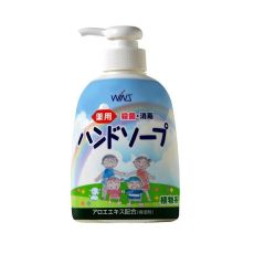 828797			NIHON	Wins Hand Soap Жидкое крем мыло для рук, для всей семьи, антибактериальное, с алоэ,дозатор 250 мл