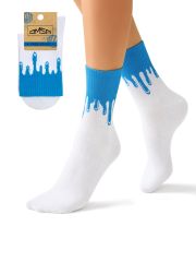 OMSA FREESTYLE 606 Omsa Носки Bianco/Blu (Белый)