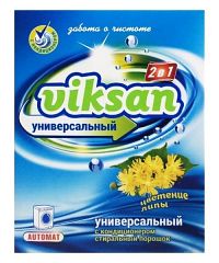 024807  Aquasun Viksan Стиральный порошок автомат с кондиционером 2 в 1 «Цветение липы» 400 г