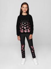 19С-920ДТСП Conte elegant Легинсы black-dusty rose
