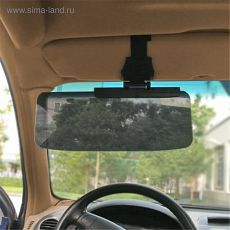 3043382 Экран для защиты от солнца, 32х18 см, на солнцезащитный козырек , темный