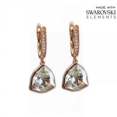 Серьги с кристаллами Swarovski