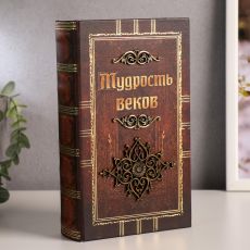 117450 Сейф дерево книга кожа 