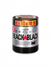 106530 Black Black Gum Bottle Жевательная резинка, Бодрящая свежесть, банка, 140 гр
