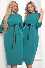 П8358 Платье LADY TAIGA Бирюза