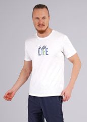 446828 CLEVER Футболка белый